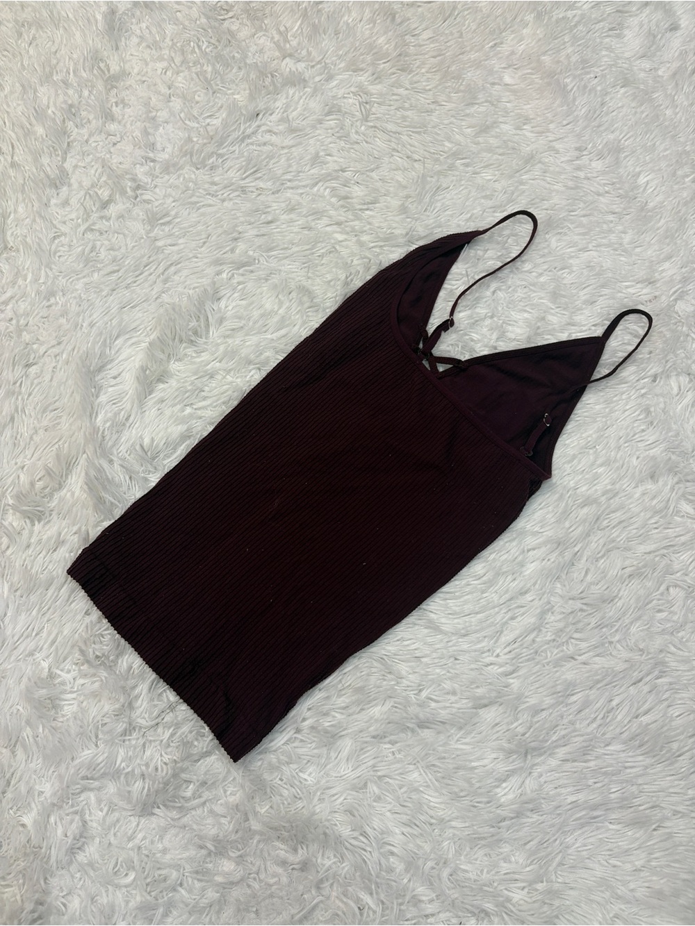 Free People Crossfire Cami Burgundy - Picture 4 of 4